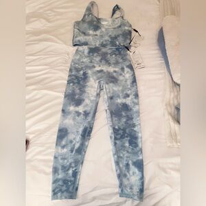 Merrell Blue Tie-Dye Activewear Set